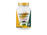 Curcumin Complex food supplement capsules by Geberich, front view