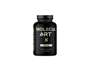 Molecular Art food supplement capsules by Geberich, bottle front view